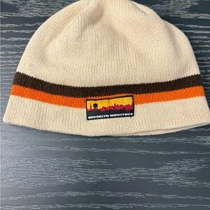 Brooklyn Industries Hat - Cream, Orange, Brown